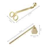 Maxbell 2 in 1 Candle Snuffer Wick Trimmer Cutter Stainless Steel Home Decor Golden