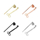 Maxbell 2 in 1 Candle Snuffer Wick Trimmer Cutter Stainless Steel Home Decor Golden