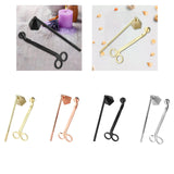 Maxbell 2 in 1 Candle Snuffer Wick Trimmer Cutter Stainless Steel Home Decor Golden