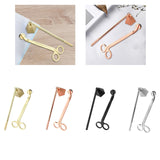 Maxbell 2 in 1 Candle Snuffer Wick Trimmer Cutter Stainless Steel Home Decor Golden