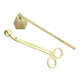Maxbell 2 in 1 Candle Snuffer Wick Trimmer Cutter Stainless Steel Home Decor Golden