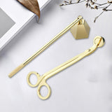 Maxbell 2 in 1 Candle Snuffer Wick Trimmer Cutter Stainless Steel Home Decor Golden