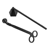 Maxbell 2 in 1 Candle Snuffer Wick Trimmer Cutter Stainless Steel Home Decor Black