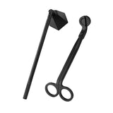 Maxbell 2 in 1 Candle Snuffer Wick Trimmer Cutter Stainless Steel Home Decor Black