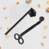 Maxbell 2 in 1 Candle Snuffer Wick Trimmer Cutter Stainless Steel Home Decor Black