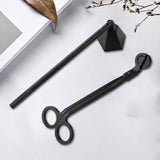 Maxbell 2 in 1 Candle Snuffer Wick Trimmer Cutter Stainless Steel Home Decor Black
