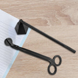 Maxbell 2 in 1 Candle Snuffer Wick Trimmer Cutter Stainless Steel Home Decor Black