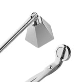 Maxbell 2 in 1 Candle Snuffer Wick Trimmer Cutter Stainless Steel Home Decor Silver