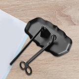 Maxbell 3Pcs Candle Accessory Set Candle Snuffer Candle Wick Trimmer Tray Black