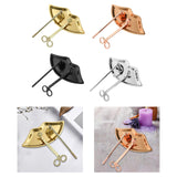 Maxbell Candle Accessory Set Wick Trimmer Wick Flame Snuffer Tray Gift Gold