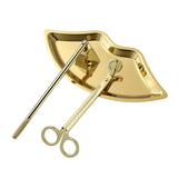 Maxbell Candle Accessory Set Wick Trimmer Wick Flame Snuffer Tray Gift Gold