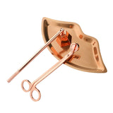 Maxbell Candle Accessory Set Wick Trimmer Wick Flame Snuffer Tray Gift Rose Gold