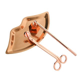 Maxbell Candle Accessory Set Wick Trimmer Wick Flame Snuffer Tray Gift Rose Gold