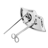 Maxbell Candle Accessory Set Wick Trimmer Wick Flame Snuffer Tray Gift Silver