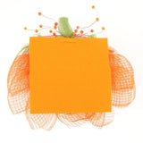 Maxbell Halloween Pumpkin Wreath Door Hanger for Stairs Indoor Thanksgiving Decor