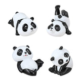 Maxbell Resin Panda Statue Sculpture Ornament Simulation Decoration Accessories 9cmx5cmx3cm