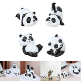 Maxbell Resin Panda Statue Sculpture Ornament Simulation Decoration Accessories 9cmx5cmx3cm
