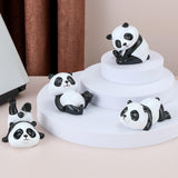 Maxbell Resin Panda Statue Sculpture Ornament Simulation Decoration Accessories 9cmx5cmx3cm