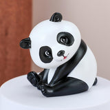 Maxbell Resin Panda Statue Sculpture Ornament Simulation Decoration Accessories 6cmx4cmx4.5cm