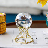 Maxbell Decorative Ball Holder with Metal Stand for Dining Room Tabletop StyleC