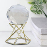 Maxbell Decorative Ball Holder with Metal Stand for Dining Room Tabletop StyleC