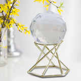Maxbell Decorative Ball Holder with Metal Stand for Dining Room Tabletop StyleC