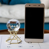 Maxbell Decorative Ball Holder with Metal Stand for Dining Room Tabletop StyleC