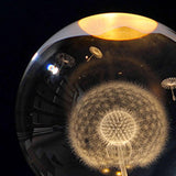 Maxbell Modern Ball Night Light with Resin Base Decorative for Living Room Decor styleA