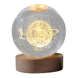 Maxbell Modern Ball Night Light with Resin Base Decorative for Living Room Decor styleC