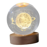 Maxbell Modern Ball Night Light with Resin Base Decorative for Living Room Decor styleC