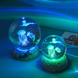 Maxbell Ball Night Light Lamp Decorative with Base for Bedroom Decoration Plankton