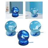 Maxbell Ball Night Light Lamp Decorative with Base for Bedroom Decoration Plankton