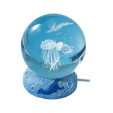 Maxbell Ball Night Light Lamp Decorative with Base for Bedroom Decoration Plankton