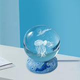 Maxbell Ball Night Light Lamp Decorative with Base for Bedroom Decoration Plankton