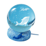 Maxbell Ball Night Light Lamp Decorative with Base for Bedroom Decoration Dolphin