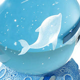 Maxbell Ball Night Light Lamp Decorative with Base for Bedroom Decoration Dolphin