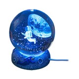 Maxbell Ball Night Light Lamp Decorative with Base for Bedroom Decoration Astronaut