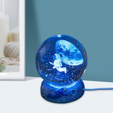 Maxbell Ball Night Light Lamp Decorative with Base for Bedroom Decoration Astronaut