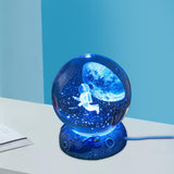 Maxbell Ball Night Light Lamp Decorative with Base for Bedroom Decoration Astronaut