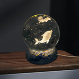 Maxbell Creative Night Light Glowing with Base for Christmas Living Room Bedroom dolphin