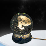 Maxbell Creative Night Light Glowing with Base for Christmas Living Room Bedroom sky
