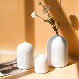 Maxbell Ceramic Vase Flower Vase Modern Minimalist for Bathroom Living Room Kitchen 14cmx22cm