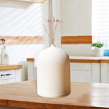 Maxbell Ceramic Vase Flower Vase Modern Minimalist for Bathroom Living Room Kitchen 14cmx22cm