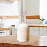 Maxbell Ceramic Vase Flower Vase Modern Minimalist for Bathroom Living Room Kitchen 11cmx18cm