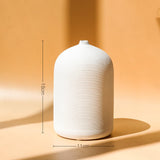 Maxbell Ceramic Vase Flower Vase Modern Minimalist for Bathroom Living Room Kitchen 11cmx18cm