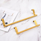 Maxbell Over Cabinet Towel Bar Storage and Display Rack Stainless Steel Shelf Hook 23.5cm