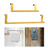 Maxbell Over Cabinet Towel Bar Storage and Display Rack Stainless Steel Shelf Hook 23.5cm