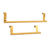 Maxbell Over Cabinet Towel Bar Storage and Display Rack Stainless Steel Shelf Hook 23.5cm