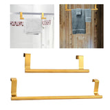 Maxbell Over Cabinet Towel Bar Storage and Display Rack Stainless Steel Shelf Hook 23.5cm