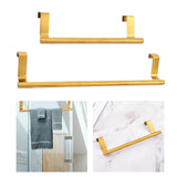 Maxbell Over Cabinet Towel Bar Storage and Display Rack Stainless Steel Shelf Hook 23.5cm